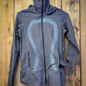 lululemon athletica Gray Zip-Up Jacket
